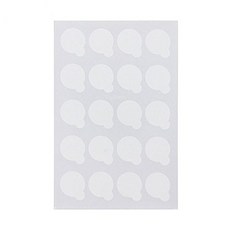 FlyItem 400 PC 2.5cm 일회용 속눈썹 접착제 홀더 팔레트 방수 스티커 종이 속눈썹 확장 접착제 패드 스탠드 속눈썹 제이드