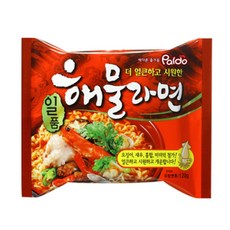 팔도 일품 해물라면 120g 멀티 봉지라면, 5개
