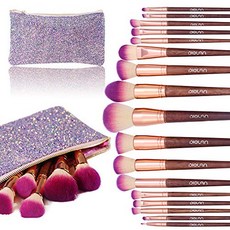 메이크업 브러쉬 세트 디올 란 17PCS 파운데이션 블렌딩을위한 전문 메이크업 브러쉬 블러쉬 컨실러 아이 섀도우 합성 섬유 브리 슬