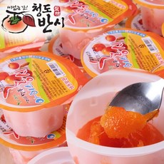명가일품 자연그대로 만든 씨없는 감! 청도 아이스 홍시 50개 (개당80~100g내외), 100g