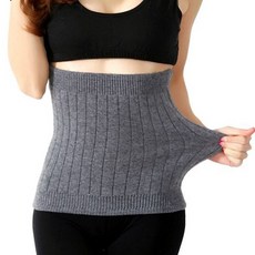 - [그레이-XL]캐시미어 복부워머 보온복대 배워머 허그 복부 하라마키, 1개, 그레이