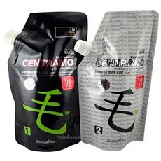 염색약 프리미엄 센트라모 코팅 칼라크림 500g(염색약 새치커버) 일반염색약(새치), 4N 자연갈색, 1개
