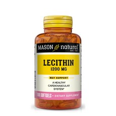 매이슨네츄럴스 레시틴 1200mg 소프트젤 글루텐 프리, 100개입, 1개