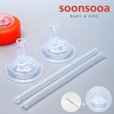 순수아 리필빨대모음전 사은품 빨대꼭지1개+빨대솔 타사와이드형 호환 교체형 빨대, 05.빨대2세트-빨대형, 1개
