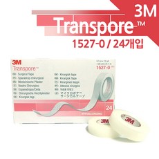 3M 트랜스포 1527-0 투명 플라스틱 반창고 24개입, 1개