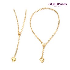 18k하트통통목걸이팔찌세트