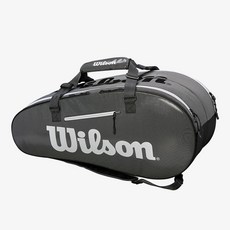 윌슨 테니스가방 9PK 슈퍼 투어 2 콤프 WRZ843909 (블랙/그레이)