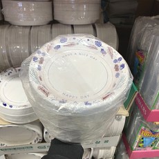 삼풍 20cm 친환경 종이 일회용접시, 120개입, 1개
