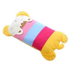 이솔홈 냥이 메밀 베개 커버세트, 냥이 메밀 베개 06_옐로우(M), 1개