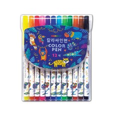 문교 칼라 싸인펜 12색 세트 12색 사인펜, 종류선택