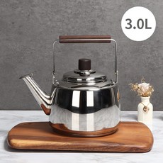 더뷰크 인덕션 하모니 휘슬 주전자 4종 (1L 1.5L 2L 3L), 실버, 3L