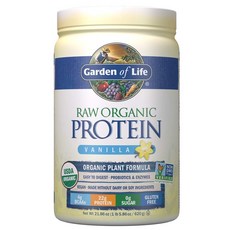 Garden 가든오프라이프 생 오가닉 프로틴 파우더 바닐라맛 21.86oz(620g), 620g, 1개