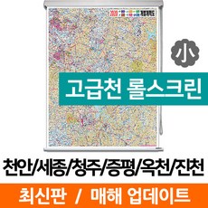 옥천군지도