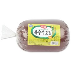 경일 옥수수조청 3KG 물엿, 6개