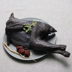 유기농 자연방사 백숙용 백봉오골계 생닭(냉동), 1개, 백봉오골계(냉동) 11~12호(1.1~1.2kg)