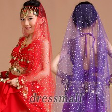 땡땡 헤어 베일 밸리 댄스복