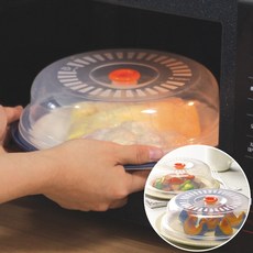 국산 전자레인지 전용 뚜껑 2개세트 대+중, 푸드커버 대+중, 1세트