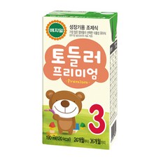 베지밀 토들러 프리미엄 3, 원액두유, 190ml, 64세트