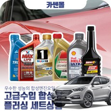 싼타페DM(12~) 2.0/2.2(R엔진) 고급수입합성유 플러싱세트, Y17 7리터+플러싱+필터추가o096a2445(31100)