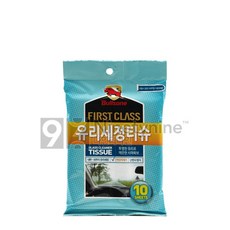 불스원 유리세정티슈 10개 한박스 티슈 다용도크리너 천연가죽 김서림방지 유막제거 발수코팅 크리스탈
