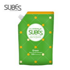 슈베스 그린 유아세탁세제 리필 1300ml, 1개