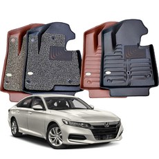 카마루 6D입체 카매트 블랙, 혼다, 어코드 10세대