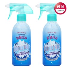 온더바디 발을 씻자 코튼 풋샴푸385ml(쿨링)알래스카빙하수, 2개