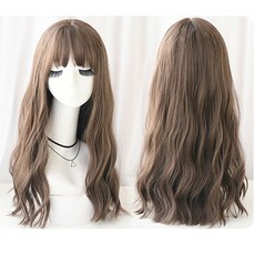 쥬배스 쥬베스 웨이브 human hair 통가발, 1개, 투톤카키