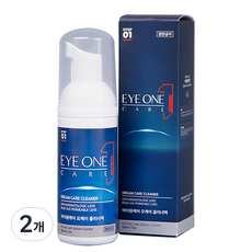 휴메디솔 아이원케어 오케이 렌즈 클리너액 거품형, 50ml, 2개