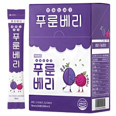 바로바디 푸룬베리 10gx30포 푸룬주스 스틱 임산부 아기 즙 크랜베리 엘더베리 식이섬유, 10ml, 30개