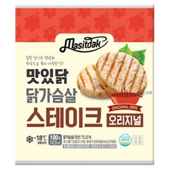맛있닭 랭킹닭컴 닭가슴살 스테이크 오리지널, 100g, 20개