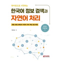 파이썬으로 시작하는 한국어 정보 검색과 자연어 처리:한글 프로그래밍과 자연어 처리 핵심 알고리즘, 노드미디어