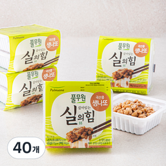 풀무원 국내산 콩 생나또, 49.5g, 40개