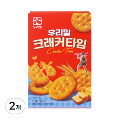 우리밀 크래커 타임 18.5g x 4p, 74g, 2개