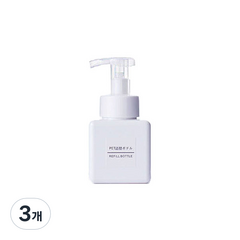 더자카 파스텔 컬러 버블 공병 250ml, 화이트, 3개