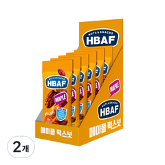 바프 넛츠앤스낵스 메이플 믹스넛 30g x 6p, 180g, 2개