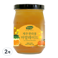 오뚜기 제주담음 제주 한라봉 마말레이드 잼, 300g, 2개