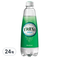 트레비 플레인 탄산수, 500ml, 24개