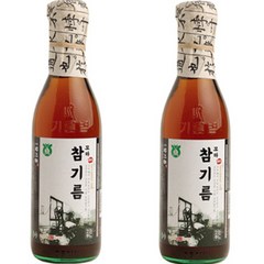 꼬마참기름 통참깨 참기름, 350ml, 2개