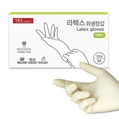생활을그리다 라텍스 위생장갑, 중(M), 1개