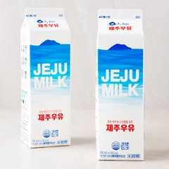 제주우유, 900ml, 2개