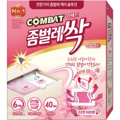 컴배트 좀벌레싹 서랍장용 아로마향 방충제 40p, 20g, 1개