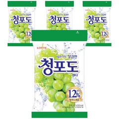 롯데제과 청포도캔디, 323g, 4개