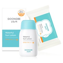 궁중비책 워터풀 선로션 SPF50+ PA++++ 마일드 선 클렌징 티슈, 80g, 1개