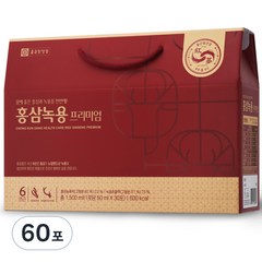 종근당건강 홍삼녹용즙 프리미엄, 50ml, 60개