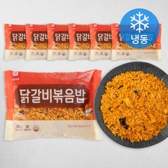 천일식품 닭갈비 볶음밥 (냉동), 300g, 6개