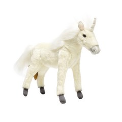 한사토이 동물인형 5254 유니콘 Unicorn, 25cm, 흰색