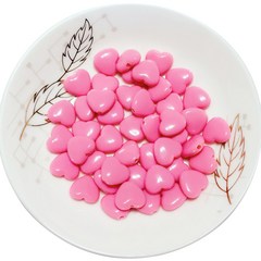 가드 쁘띠하트 DIY 비즈 재료 500g, 핑크, 1개