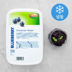 크롭스 냉동퓨레 블루베리 (냉동), 1kg, 1개
