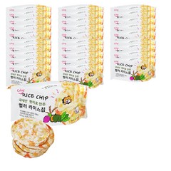 웰빙스토리 컬러 라이스칩 20g, 36개